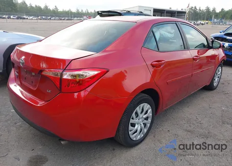 2019 Toyota Corolla Le from USA, damaged, VIN 5YFBURHE3KP880735